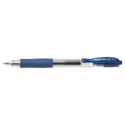 Zseléstoll 0,5mm, nyomógombos Pilot G-2, írásszín kék