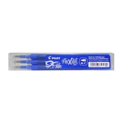   Rollertoll betét golyóméret 0,7mm, 3 db/csom Pilot Frixion Ball/Clicker, írásszín kék