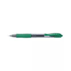 Zseléstoll 0,7mm, nyomógombos Pilot G-2, írásszín zöld