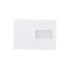   Boríték LC/5 enyvezett bélésnyomott jobb ablakos külső füles 45x90mm 162x229mm J20A60 Bluering® fehér