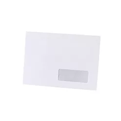   Boríték LC/5 szilikonos bélésnyomott jobb ablakos 35x90mm 162x229mm J28A20 Bluering® fehér
