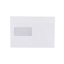   Boríték LC/5 öntapadó bélésnyomott bal ablakos 45x90 162×229mm B20A60 Bluering® fehér