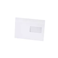   Boríték LC/5 öntapadó bélésnyomott jobb ablakos 45x90 162×229mm J20A60 Bluering® fehér