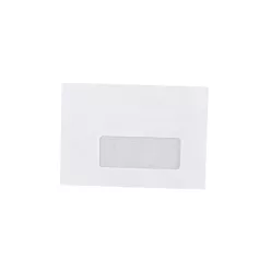   Boríték LC/6 enyvezett bélésnyomott jobb ablakos 35x90mm 114x162mm J28A20 Bluering® fehér