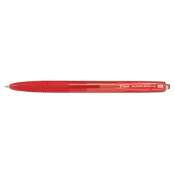   Golyóstoll 0,7 nyomógombos F Super Grip G Pilot, írásszín piros