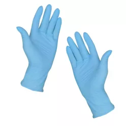   Gumikesztyű nitril púdermentes S 100 db/doboz GMT Super Gloves kék