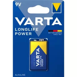 Elem 9V 6LR61 Longlife Power 1 db/csomag, Varta