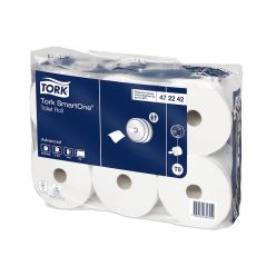   Toalettpapír 2 rétegű laponkénti adagolású 1150 lap/207 m/tekercs 6 tekercs/csomag Smart One®Tork_472242 fehér T8