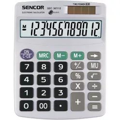   Számológép asztali 12 számjegyű kijelző Sencor SEC367/12 szürke