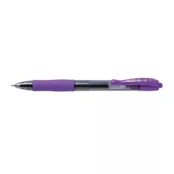 Zseléstoll 0,7mm, nyomógombos Pilot G-2, írásszín lila