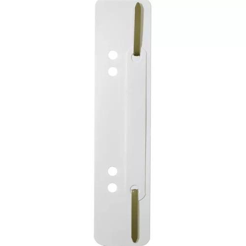 Gyorsfűző szerkezet, lefűzőlapocska, PP Durable 25 db/csomag, fehér