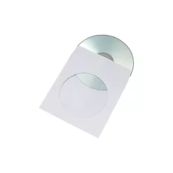   Boríték TCD öntapadó körablakos cd papírtok 125x125mm 1000 db Bluering® fehér