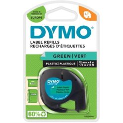   Feliratozógép szalag Dymo Letratag S0721640/59425 12mmx4m ORIGINAL zöld