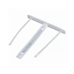   Lefűzőklip, műanyag, 85mm, Fellowes® Bankers Box, 100 db/csomag, fehér