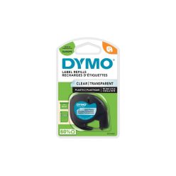   Feliratozógép szalag Dymo Letratag S0721530/12268 12mmx4m, ORIGINAL, víztiszta 