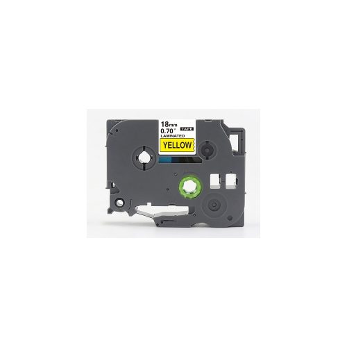 Feliratozógép szalag Brother TZE641 18mm ECO fekete/sárga