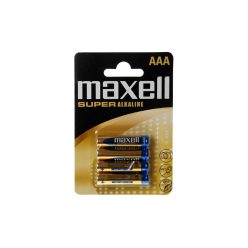   Elem AAA mikro LR03 1,5V Super tartós alkaline 4 db/csomag, Maxell