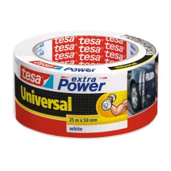   Ragasztószalag 50mmx25m Extra Power szövetszalag Tesa fehér