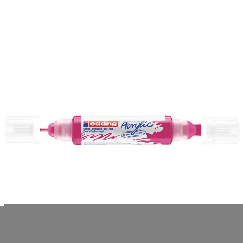 Akril marker 2-3mm, és 5-10mm, 3D kétvégű Edding 5400 magenta