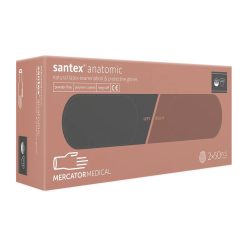   Gumikesztyű latex púdermentes, hosszú szárú S jobb/bal 2x50 db Santex fehér