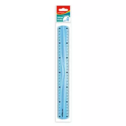 Vonalzó 30 cm, flexibilis Keyroad vegyes színek