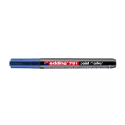 Lakkmarker 1-2mm, kerek Edding 791 kék
