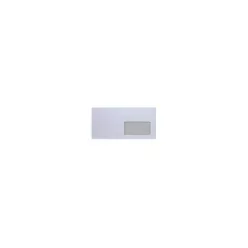   Boríték LA4 szilikonos bélésnyomott jobb ablak 45x90mm 110×220mm J28A20 Bluering® fehér