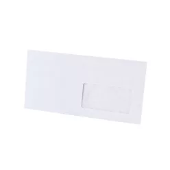   Boríték LA4 szilikonos bélésnyomott jobb ablak 45x90mm 110×220mm J20A15 Bluering® fehér