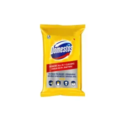   Nedves törlőkendő fertőtlenítő hatással 60 lap/csomag Domestos citrom