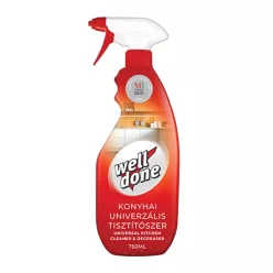  Konyhai univerzális tisztítószer szórófejes 750 ml Well Done