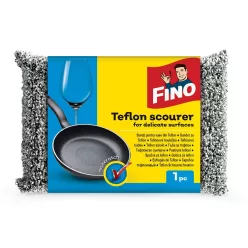 Mosogatószivacs teflonhoz, fém dörzsi Fino