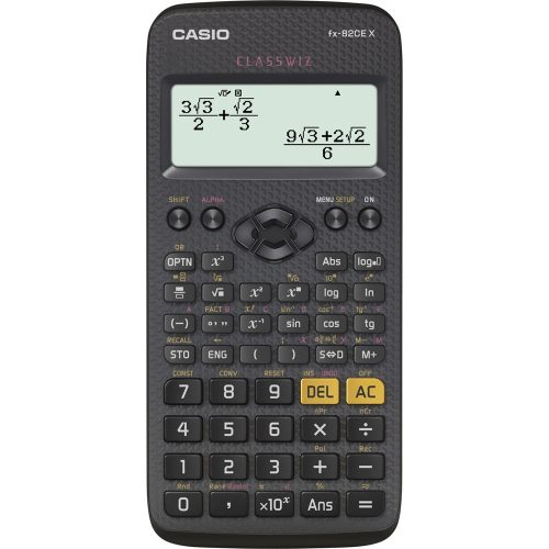 Számológép tudományos 379 funkciós Casio FX 82 CE X fekete