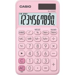   Zsebszámológép 10 digit Casio SL 310K világos rózsaszín