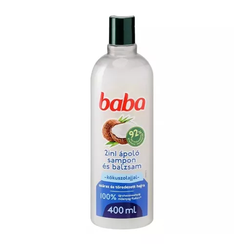 Sampon 400 ml Baba 2 in 1 Kókuszolajjal