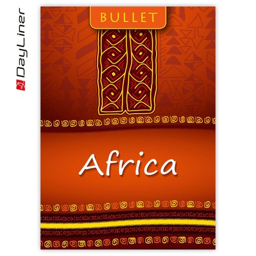 Notesz Colors A5 fehér lapokkal Bullet Africa Dayliner