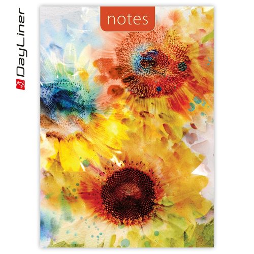 Notesz Colors A5 fehér lapokkal Bullet Sunflower Dayliner