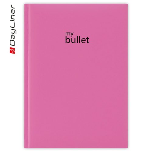 Notesz Pannon A5 fehér lapokkal bullet fuchsia Dayliner