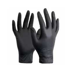   Gumikesztyű nitril púdermentes XL 100 db/doboz Guarder®_fekete/Maxter