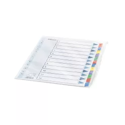   Elválasztólap, A4, regiszteres 1-12 laminált karton fülek 100162 Esselte