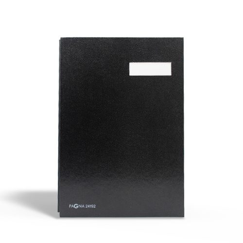 Aláírókönyv, 20lap, A4 Pagna 24192 műanyag borító fekete