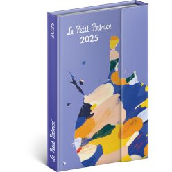   Határidőnapló mágnessel záródó, krémszínű lapokkal diary Le Petit Prince 110×160 mm, Realsystem 2025.