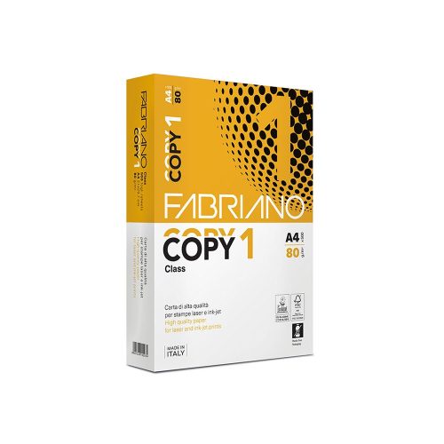 Másolópapír A4, 80g, Fabriano Copy 1 Class, 500 ív/csomag