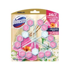   WC illatosító 3 x 55 g  Aroma Lux  Domestos Pink Jasmine & Elderflower