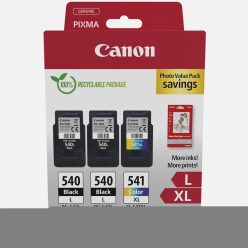   Canon PG540L (2x11ml) + CL541XL tintapatron + 50 db GP501 10x15 fényes fotópapír multipack ORIGINAL