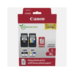   Canon PG540L + CL541XL tintapatron + 50 db GP501 10x15 fényes fotópapír multipack ORIGINAL