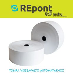   Hőpapír 58mm széles, 450fm  hosszú, cséve 25mm, BPA mentes nyomatlan, TOMRA MOHU visszaváltó gépekhez Bluering®