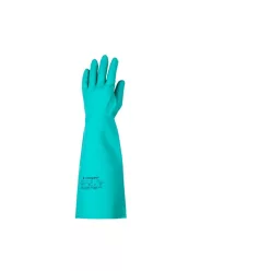  Gumikesztyű vegyszerálló 10-es méret 45 cm hosszú Nitril zöld_Coverguard