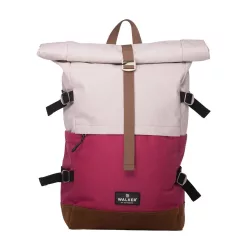   Hátizsák ergonomikus Popcorn & Fresh Pink Roll Top by Walker