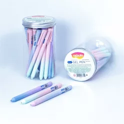   Zseléstoll, 0,5mm vegyes test szín, gradiens minták 30db/doboz Nebuló írásszín kék
