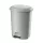Szemetes kuka pedálos műanyag 50 literes fehér UP130